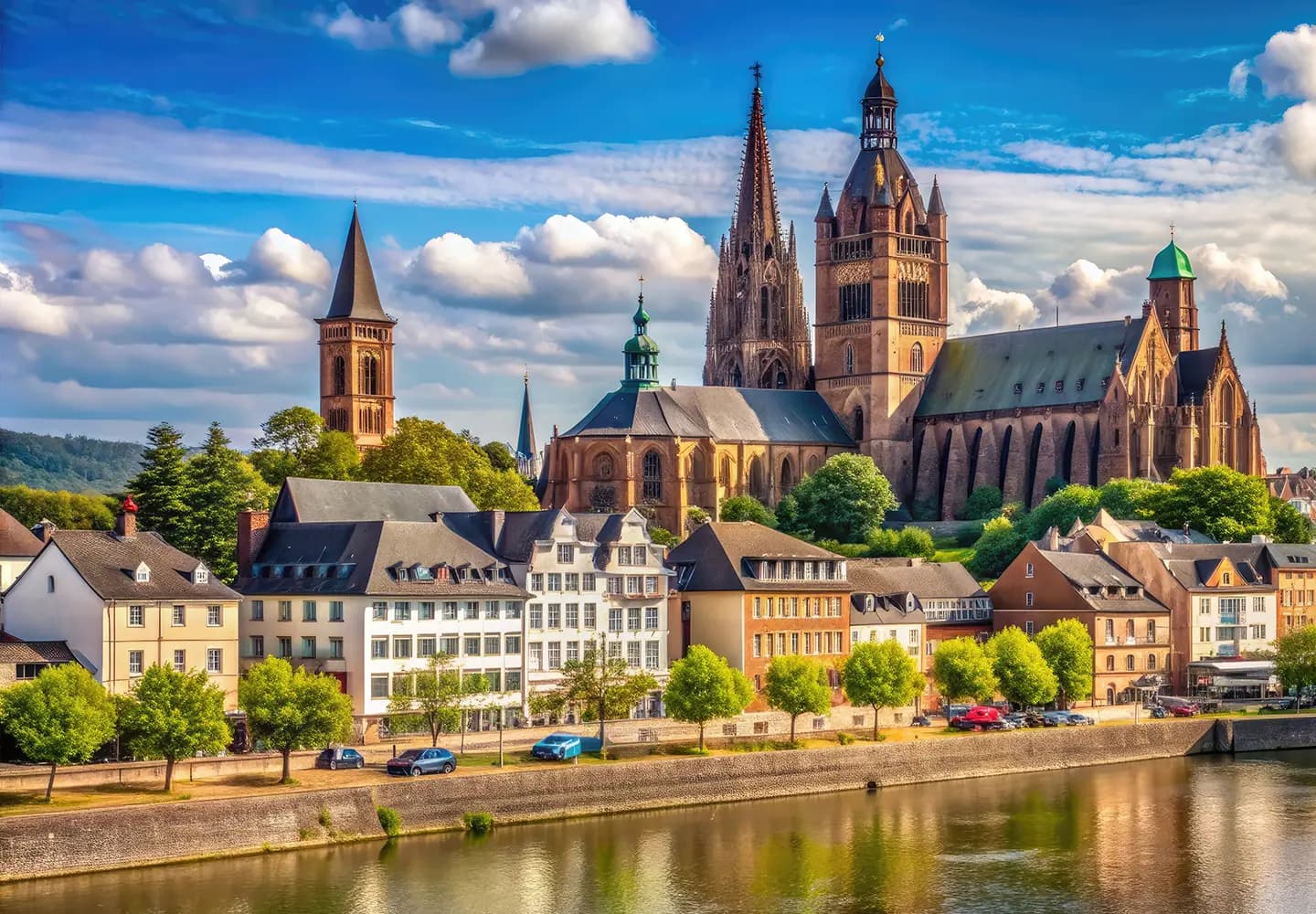 Worms – Dom und Rhein